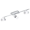 201997 Eglo Davida 3 Light Spotlight White / Chrome