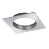 Eglo Roystar Square Face Plates - Brushed Chrome - 110mm x 110mm