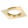 Eglo Roystar Square Face Plates - Brushed Brass - 110mm x 110mm