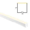 35mm X 37mm White Aluminium Extrusion - Havit