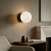 Piona 1LT Wall Light BLK - Alabaster Stone AW-21388-BLK - lifestyle