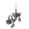 Allegra 1 Light Smoke Wall Light