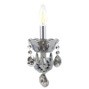 Allegra 1 Light Smoke Wall Light Front