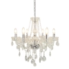Allegra 6 Light Crystal Pendant Clear