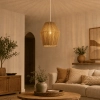 Ailia Imports Amara Natural Twine Pendant- lifestyle