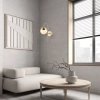 Aro Satin Gold Interior Wall Light ARO2 - lifestyle