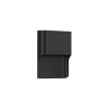 Unios Lighting Basc Fixed One Black Exterior Wall Light