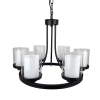Ailia Imports Bedford 6 Light Matt Black Pendant Light 3