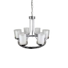 Ailia Imports Bedford 6 Light Chrome Pendant Light