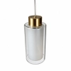 Belton 1 LT Pendant Clear/ Opal Inner Brass Metal - top 