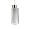 Belton 1Lt Pendant Clear /Opal Inner Nickel Metal