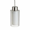 Belton 1Lt Pendant Clear /Opal Inner Nickel Metal - top 
