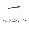 Kingston Linear Twist Pendant- black