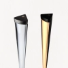 Morne Floor Lamp Brushed Black CCT AF-1277-BRU-BLK - closeup