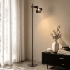 Rosner Black Floor Lamp - lifestyle