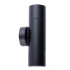 CLA PGUDBL - Black Up / Down Pillar Light - 2 x GU10 