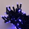 Lumenesk Fairy (5m) Blue LED/Black wire- close up