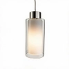 Belton 1Lt Pendant Clear /Opal Inner Nickel Metal - on