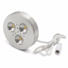 Ailia Imports - Cab 3 3watt Cabinet Light - Aluminium 3000K