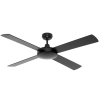 Mercator Lighting Caprice 52" Black Ceiling Fan No Light