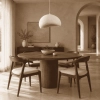 Cardinal 500mm White Polyresin Pendant - lifestyle
