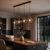 Carina 4LT Bar Pendant Amber AP-1260-4-AMB - lifestyle
