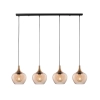 Carina 4LT Bar Pendant Amber AP-1260-4-AMB