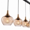 Carina 4LT Bar Pendant Amber AP-1260-4-AMB - close up 
