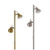 Carson Nickel 2 Light Floor Lamp - close up