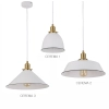 CLA Lighting - Cerema 1 Dome White 1 Light pendant light - group