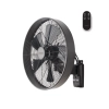 Como DC wall fan Black