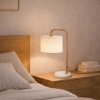 Ingrid White / Gold Table Lamp