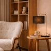 Ingrid Black / Gold Table Lamp - lifestyle