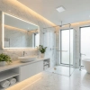 Saturn 295mm Square Exhaust Fan White MXFSS25W - lifestyle