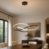 Ailia Imports - Darter Matt Black LED Pendant Light - 3000K Warm White - lifestyle