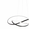 Ailia Imports - Darter Matt Black LED Pendant Light - 3000K Warm White - Closeup
