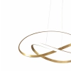 Ailia Imports - Darter Brushed Gold LED Pendant Light - 3000K Warm White - Closeup