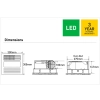 Mercator Lighting Mercury Lite 3in1 Dimensions