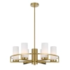 Telbix Eamon 6 light Matt Brass Pendant Light