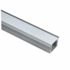 EXT-003 Aluminium Extrusion Silver with Opal diffuser 2