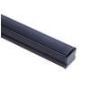 EXT-004 Surface Mounted Extrusion - Matt Black with Smoked diffuser