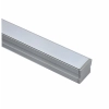 EXT-004 Surface Mounted Extrusion - Silver with Opal diffuser