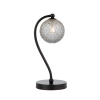 Telbix Lighting Felton Black Smoke Tear Table Lamp