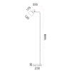CLA Flotar Floor Lamp - Dimensions