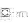 Martec Forme 4 Heat bathroom heater White - MBHF4LW - dimensions