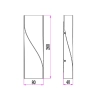 CLA Giro Up/Down LED Wall Light - dimensions