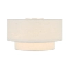Gisele 35cm DIY  Nickel / Ivory Shade