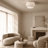 Gisele 35cm DIY  Nickel / Ivory Shade - lifestyle