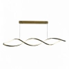 Kingston Linear Twist Pendant- gold