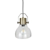 Gustav 1LT Pendant Ant Brass / Clear  AP-1226-AB